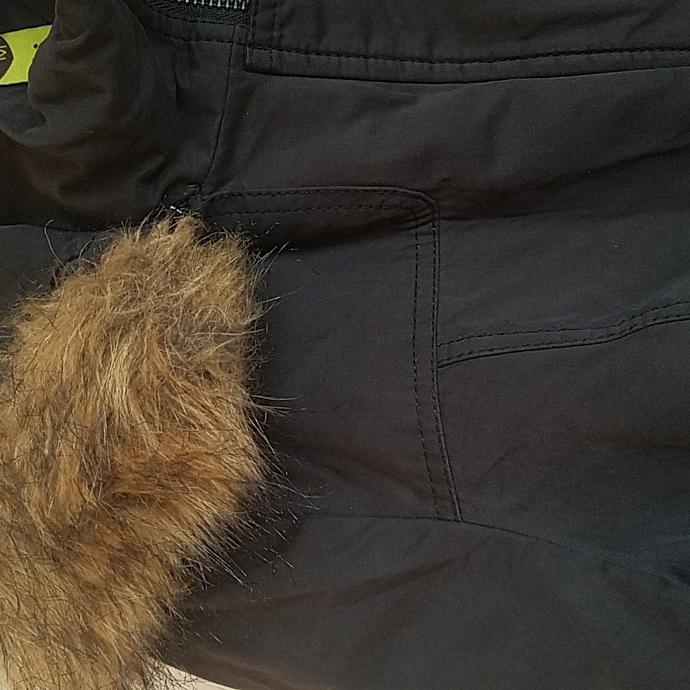 Soia & Kyo Dark Graphite Grey Insulated Parka with Hood Water Repellent Medium - Picture 3 of 13